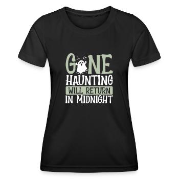 Gegangenes Spuk Wird Zurückkehren - Frauen Funktions-T-Shirt - Schwarz - Vorne - AI Model Female 172 light (172cm)