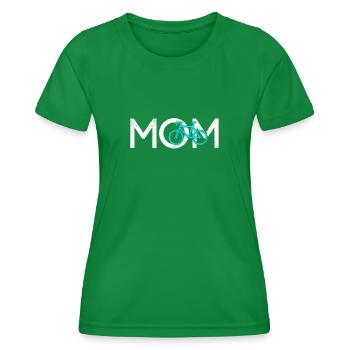 Fahrrad Mama - Frauen Funktions-T-Shirt - Kelly Green - Vorne - AI Model Female 172 dark (172cm)