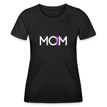 Sängerin Mama - Frauen Funktions-T-Shirt - Schwarz - Vorne - AI Model Female 172 light (172cm)
