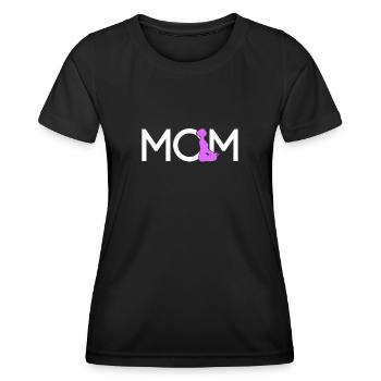 Yoga Maman - T-shirt sport Femme - noir - Devant - AI Model Female 172 light (172cm)
