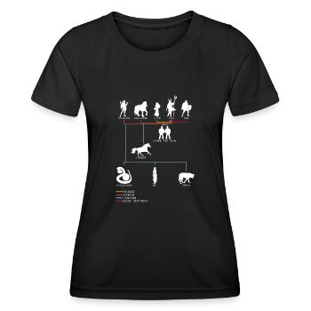 Loki Stammbaum Nordische Mythologie Wikinger - Frauen Funktions-T-Shirt - Schwarz - Vorne - AI Model Female 172 light (172cm)