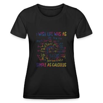 Ich Wünschte, Das Leben Wäre So Einfach - Frauen Funktions-T-Shirt - Schwarz - Vorne - AI Model Female 172 light (172cm)