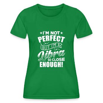 Waage Sternzeichen Geschenk Waage - Frauen Funktions-T-Shirt - Kelly Green - Vorne - AI Model Female 172 dark (172cm)
