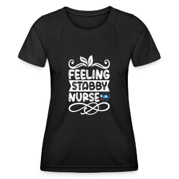 Prickly nurse - Women's Functional T-Shirt - black - Front - AI Model Female 172 light (172cm)