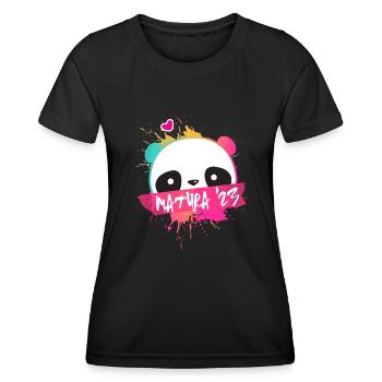 Matura '23 Maturant 2023 Motto Chemise - T-shirt sport Femme - noir - Devant - AI Model Female 172 light (172cm)