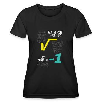 Komplexe Mathematische Formel - Frauen Funktions-T-Shirt - Schwarz - Vorne - AI Model Female 172 light (172cm)