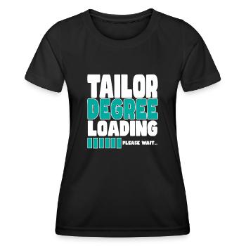 Schneider invite à la formation - T-shirt sport Femme - noir - Devant - AI Model Female 172 light (172cm)