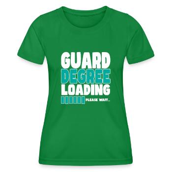Security guard invites training - Women's Functional T-Shirt - kelly green - Front - AI Model Female 172 dark (172cm)