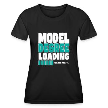Model invites training - Women's Functional T-Shirt - black - Front - AI Model Female 172 light (172cm)