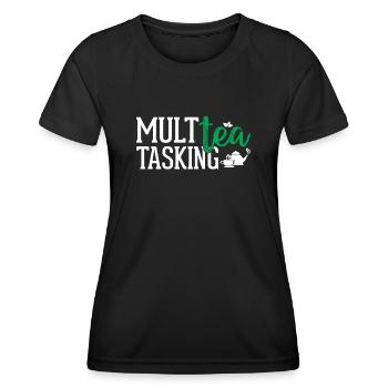 Tea Lover - Multea Tasking - Women's Functional T-Shirt - black - Front - AI Model Female 172 light (172cm)