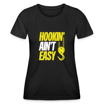 Abschleppen Ist Nicht Einfach - Frauen Funktions-T-Shirt - Schwarz - Vorne - AI Model Female 172 light (172cm)