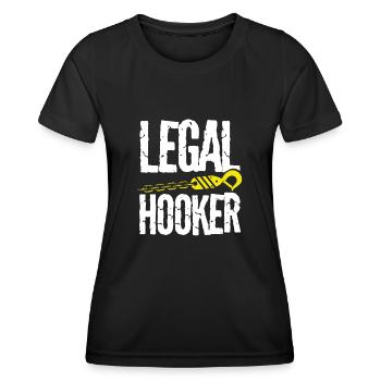 Legaler Abschlepper - Frauen Funktions-T-Shirt - Schwarz - Vorne - AI Model Female 172 light (172cm)