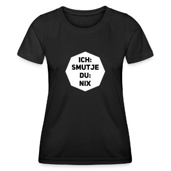 I Smutje Du Nix - Women's Functional T-Shirt - black - Front - AI Model Female 172 light (172cm)