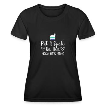 Schwuler Bräutigam Homosexuell Hochzeit Schwul - Frauen Funktions-T-Shirt - Schwarz - Vorne - AI Model Female 172 light (172cm)