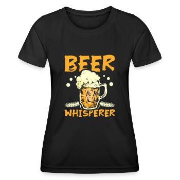 Beer Whisperer - Women's Functional T-Shirt - black - Front - AI Model Female 172 light (172cm)