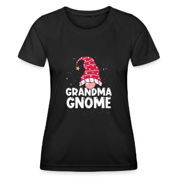 Gnome Grandma - Women's Functional T-Shirt - black - Front - AI Model Female 172 light (172cm)