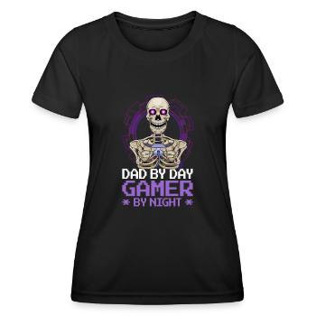 gamer gaming gaming video games gift - Women's Functional T-Shirt - black - Front - AI Model Female 172 light (172cm)