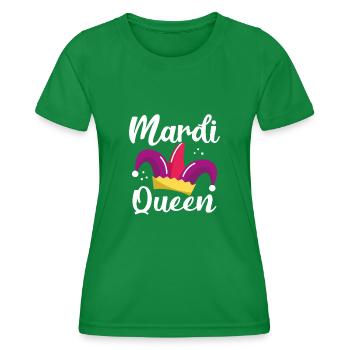 Carnival Queen - Women's Functional T-Shirt - kelly green - Front - AI Model Female 172 dark (172cm)