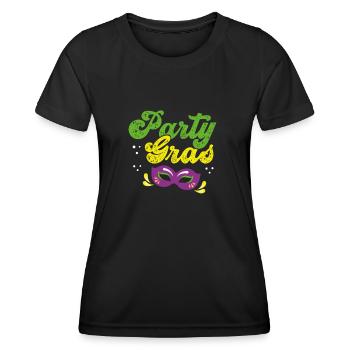 Party carnival - Women's Functional T-Shirt - black - Front - AI Model Female 172 light (172cm)