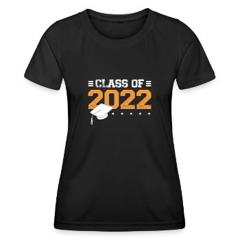 Class of 2022 - Women's Functional T-Shirt - black - Front - AI Model Female 172 light (172cm)