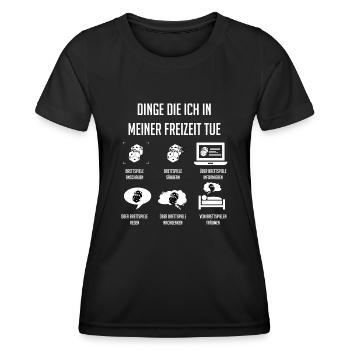 Brettspiele, Brettspiel, Brettspiele Spielen - Frauen Funktions-T-Shirt - Schwarz - Vorne - AI Model Female 172 light (172cm)