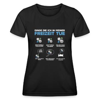 Brettspiele, Brettspiel, Brettspiele Spielen - Frauen Funktions-T-Shirt - Schwarz - Vorne - AI Model Female 172 light (172cm)