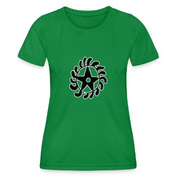 Egypt Ancient Symbol Transformation - Women's Functional T-Shirt - kelly green - Front - AI Model Female 172 dark (172cm)