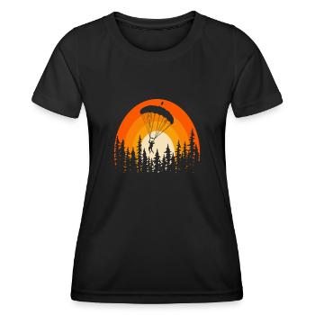 Parachutist - Women's Functional T-Shirt - black - Front - AI Model Female 172 light (172cm)