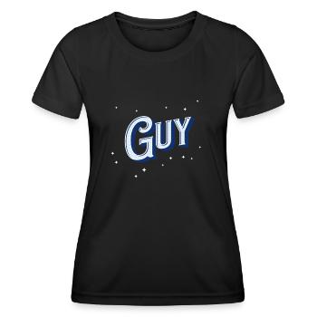 Guy names personalized - Women's Functional T-Shirt - black - Front - AI Model Female 172 light (172cm)