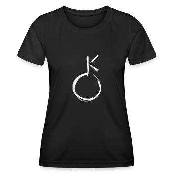 Astrologie Symbol - Frauen Funktions-T-Shirt - Schwarz - Vorne - AI Model Female 172 light (172cm)