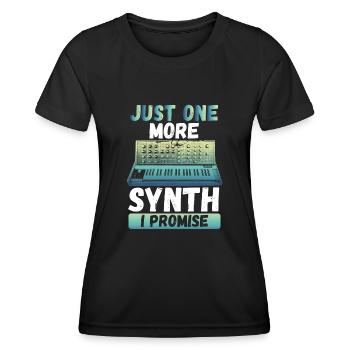 Nur Noch Ein Synthesizer - Frauen Funktions-T-Shirt - Schwarz - Vorne - AI Model Female 172 light (172cm)