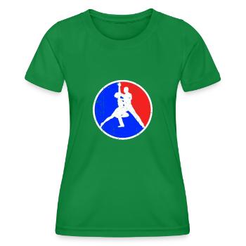 Logo de danse - T-shirt sport Femme - vert - Devant - AI Model Female 172 dark (172cm)