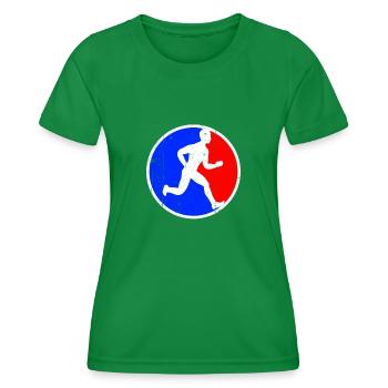 Jogging Logo - T-shirt sport Femme - vert - Devant - AI Model Female 172 dark (172cm)