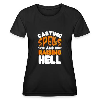 Cast a spell - Women's Functional T-Shirt - black - Front - AI Model Female 172 light (172cm)