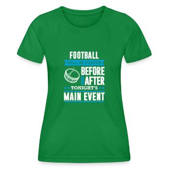 Drôle de fanfare Saison Snare Drum Music - T-shirt sport Femme - vert - Devant - AI Model Female 172 dark (172cm)