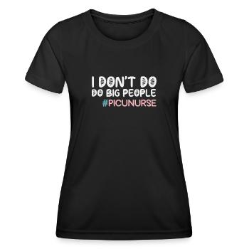 Picu Krankenschwester - Frauen Funktions-T-Shirt - Schwarz - Vorne - AI Model Female 172 light (172cm)