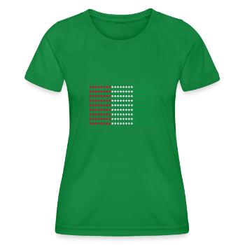 Italian flag - Women's Functional T-Shirt - kelly green - Front - AI Model Female 172 dark (172cm)