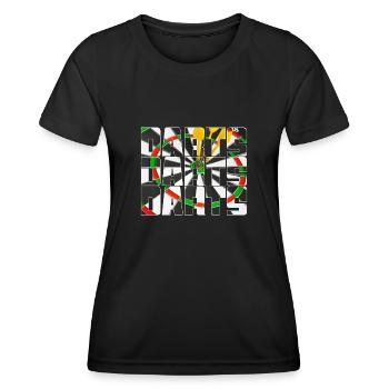 Dard - T-shirt sport Femme - noir - Devant - AI Model Female 172 light (172cm)