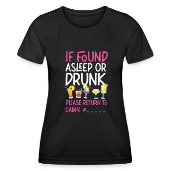 Cruise Ship Vacation Friends - Women's Functional T-Shirt - black - Front - AI Model Female 172 light (172cm)