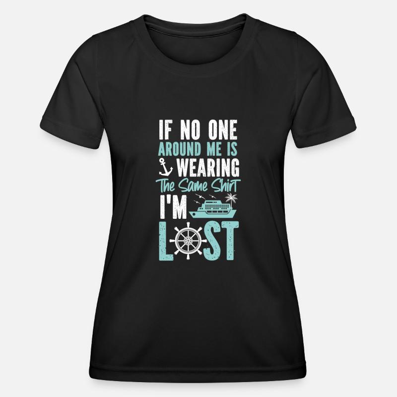 Cruise Ship Vacation Friends - Women's Functional T-Shirt - black