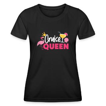 Cruise Ship Vacation Girl Cruise - Frauen Funktions-T-Shirt - Schwarz - Vorne - AI Model Female 172 light (172cm)