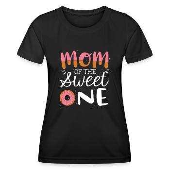 Mama of the sweet - Women's Functional T-Shirt - black - Front - AI Model Female 172 light (172cm)