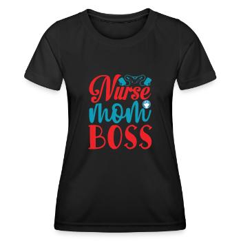 Krankenschwester Krankenhaus Not - Frauen Funktions-T-Shirt - Schwarz - Vorne - AI Model Female 172 light (172cm)