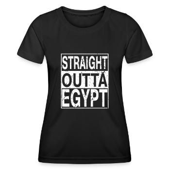 Egypt Straight outta Egypt - Women's Functional T-Shirt - black - Front - AI Model Female 172 light (172cm)