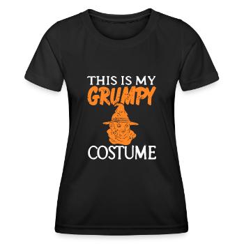 Gnom - This is my Grumpy Costume - Frauen Funktions-T-Shirt - Schwarz - Vorne - AI Model Female 172 light (172cm)