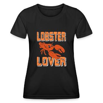 Lobster lover - Frauen Funktions-T-Shirt - Schwarz - Vorne - AI Model Female 172 light (172cm)
