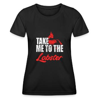 Take me to the Lobster - Frauen Funktions-T-Shirt - Schwarz - Vorne - AI Model Female 172 light (172cm)