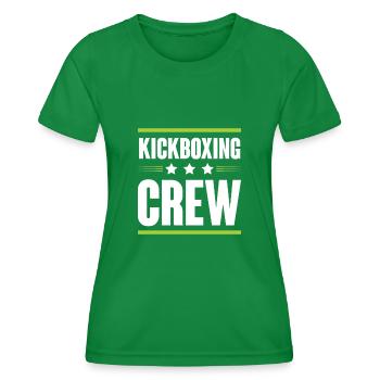 Équipe de kickboxing - T-shirt sport Femme - vert - Devant - AI Model Female 172 dark (172cm)