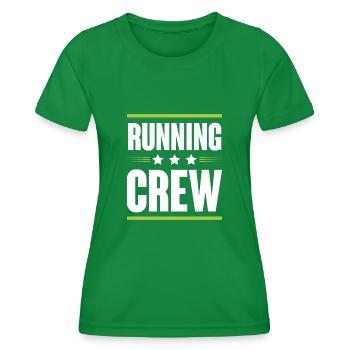 Équipe de course - T-shirt sport Femme - vert - Devant - AI Model Female 172 dark (172cm)