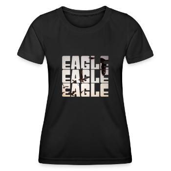 Aigle - T-shirt sport Femme - noir - Devant - AI Model Female 172 light (172cm)